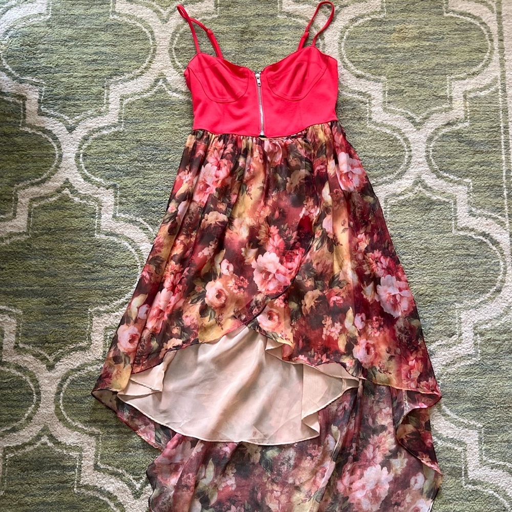 Fairycore Autumnal High Low Dress Size Medium